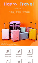 Irregular Z 20/24/28 Inch Carry-on Luggage Suitcase Abs Spinning Wheels with Combination Lock Lightweight Luggage