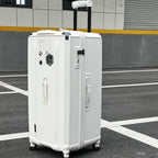 Rectangular Suitcase Large Size Lightweight Rolling Luggage Travel Bag with Five Wheels PC Trolley Case Anti-Fall Unisex