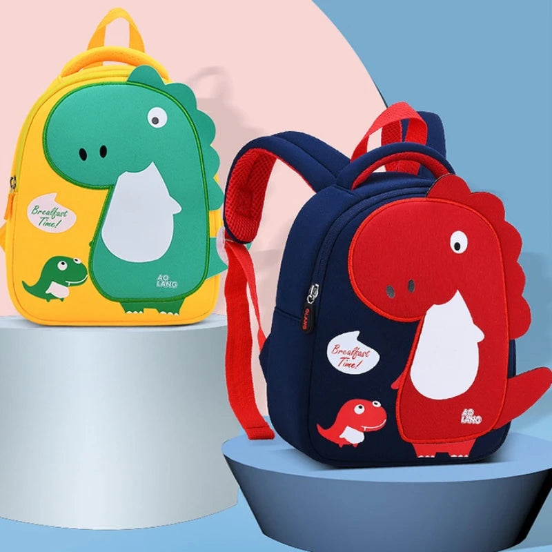 Cute Kids School Bags Kindergarten Preschool Bag Dinosaur Children Schoolbag 3-8 Years Old Cartoon Fashion Backpack for Girl Boy