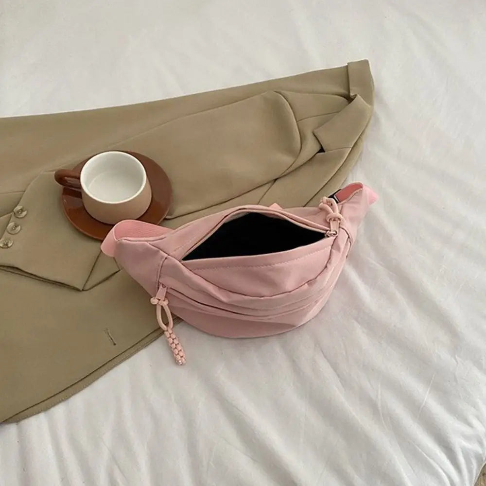 Ladies Canvas Crossbody Bag / Sling Waist Pack