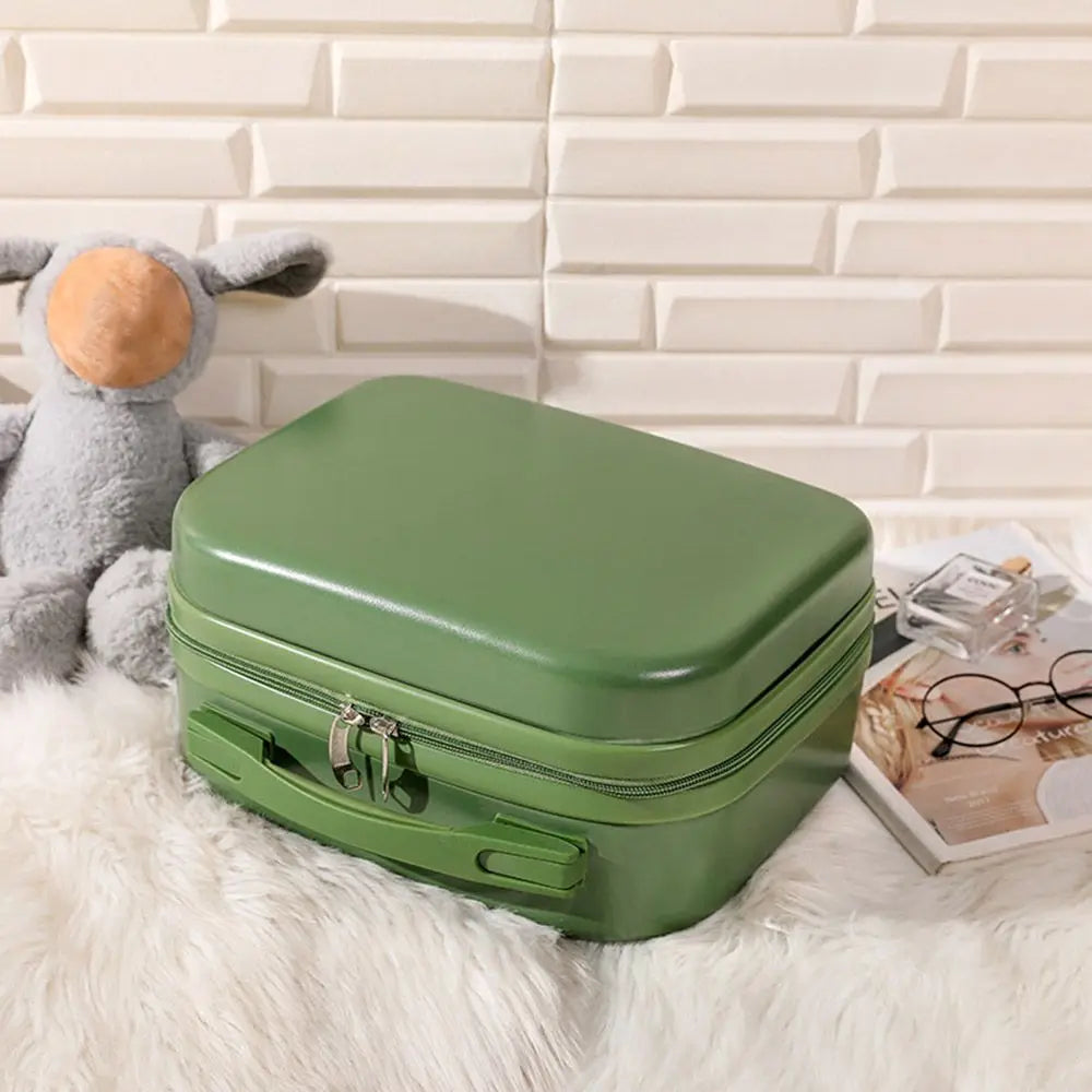 14 Inches Mini Women Carry On Suitcase Short Trip Travel Luggage Make Up Travel Bags