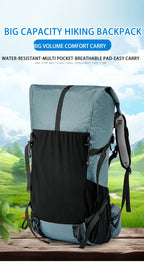 40L Outdoor Hiking Camping Backpack Large Capacity Waterproof Climbing Bag Travel Equipment Men Women's 2024 New Backpack