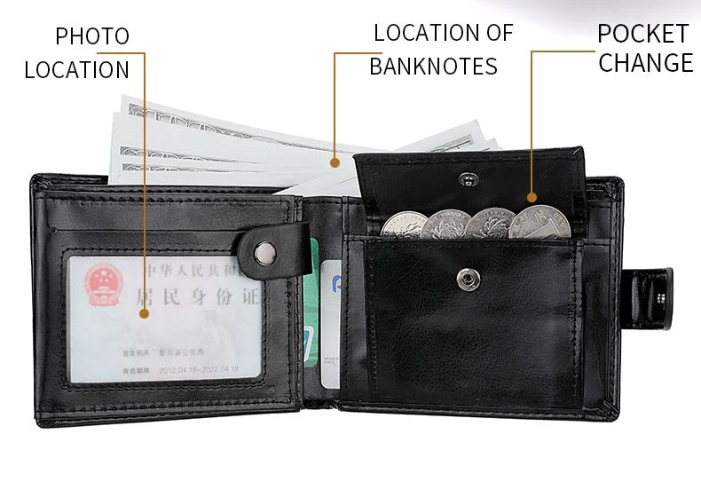 Men's Wallet Large Capacity Multi-Function Wallet