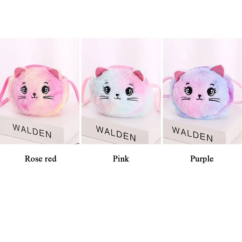 Rainbow Cat Messenger Shoulder Bag for Kids