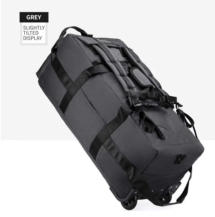 Travel Bag, Large Capacity Handbag, Portable Outdoor Carry-On Luggage, Wheeled Travel Bag, Convenient and Practical Unisex Travel Bag