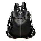 2023 Vintage Women Backpack Large Capacity School Bags Teenagers Girls School Backpack High Quality Genuine Leather Shoulder Bag