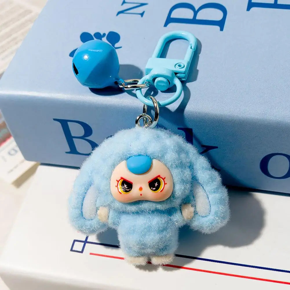 Anime Flocked Dora DIY Decorative Pendant KeyChain Backpack Decor Cute Cartoon Schoolbag Pendant Boys And Girls Gifts