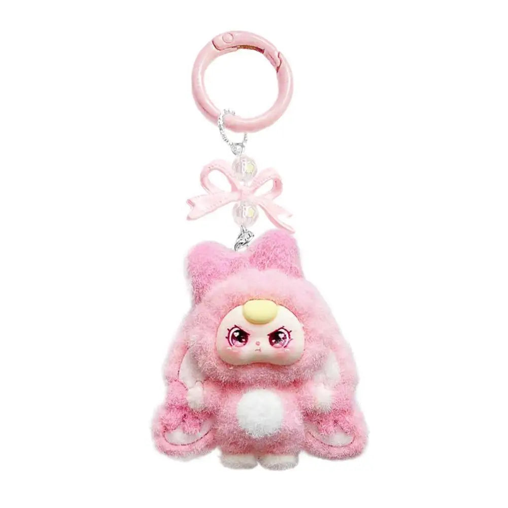 Anime Flocked Dora DIY Decorative Pendant KeyChain Backpack Decor Cute Cartoon Schoolbag Pendant Boys And Girls Gifts