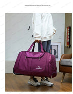 Large Capacity Trolley Bag Men's and Women's Hand Travel Bags Waterproof,lightweight,foldable Duffel Bag Multifunctional Storage