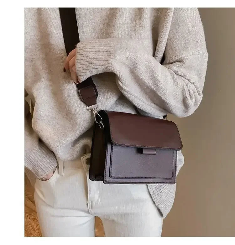 Fashion Women Crossbody Bag PU Leather Small Shoulder Messenger Handbag for Travel