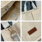 Ladies' handbag, large capacity new fashionable canvas shoulder bag, crossbody bag, commuting bag  zwq