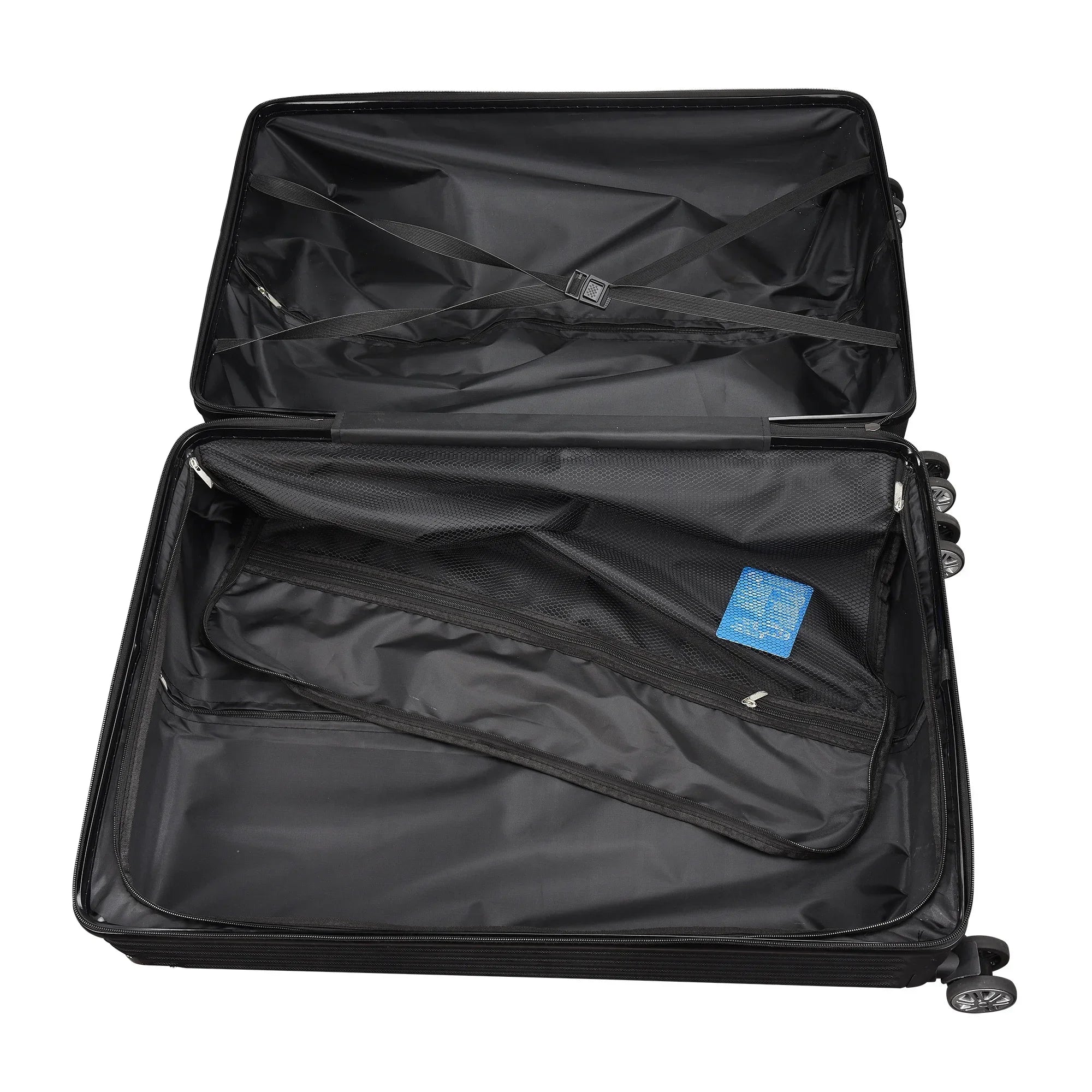 Roshanda 3-Piece Luggage Set Suitcase set 20 "24" 28 "ABS hard shell travel luggage set 4 Universal Swivel quiet Wheels
