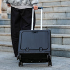 18 Inch Trolley Case Travel Suitcase Boarding Case Aluminum Frame Password Box Suitcase Universal Wheel Rolling Luggage Bag