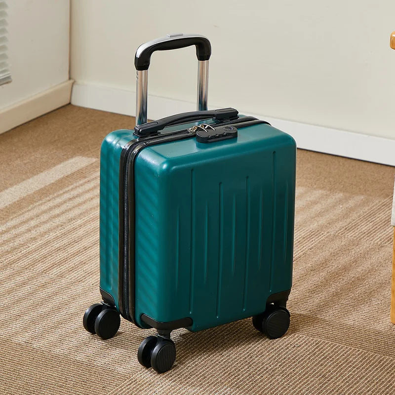 Small Luggage Travel Bag 14 Inches Luggage Travel Luggage with Cup Holder and Hook