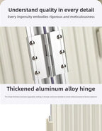 Suitcase Aluminum Frame with Colorful Silent Spinner Wheel TSA Lock Travel Trolley Case 20"Carry-on High-quality Rolling Luggage