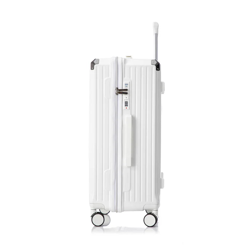 Luggage 20 inch |Cup Holder/Waterproof multifunctional Suitcase Hand Carry Large Capacity Universal Wheel Simple Suitcase