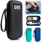 Insulin Cooler Travel Case with Thermometer Display Waterproof Medicine Organizer Bag Insulin Cooling Bag for Diabetics