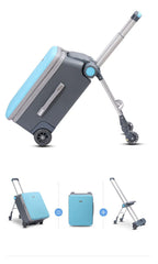 Kids Stroller Travel Suitcase Riding and Sitting Multi-function Waterproof and Wear Resistant Trunk Suitcase Luggage