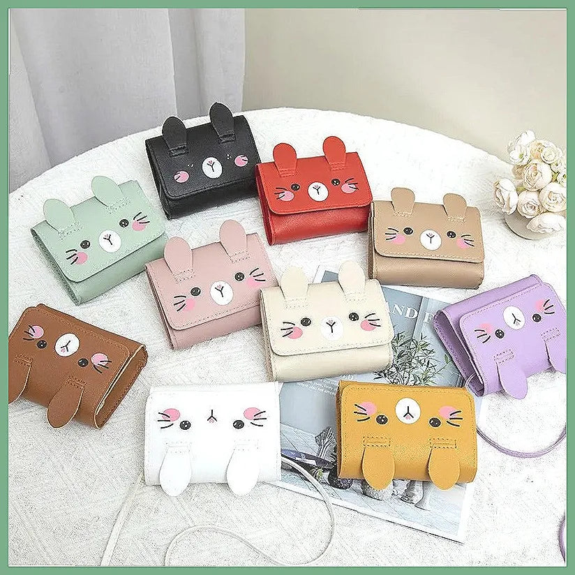 Kids Mini Handbag, Cute PU Shoulder Bag for Girls, Princess Coin Purse Wallet for Baby