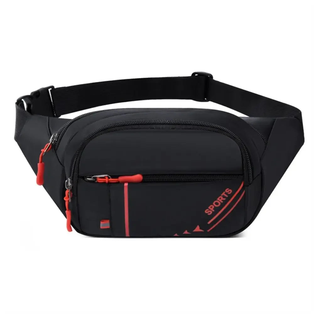 Waterproof Waist Bag Korean-style High-capacity Outdoor Sports Fanny Pouch Canvas Child Banana Bag for Girls Kids Bag