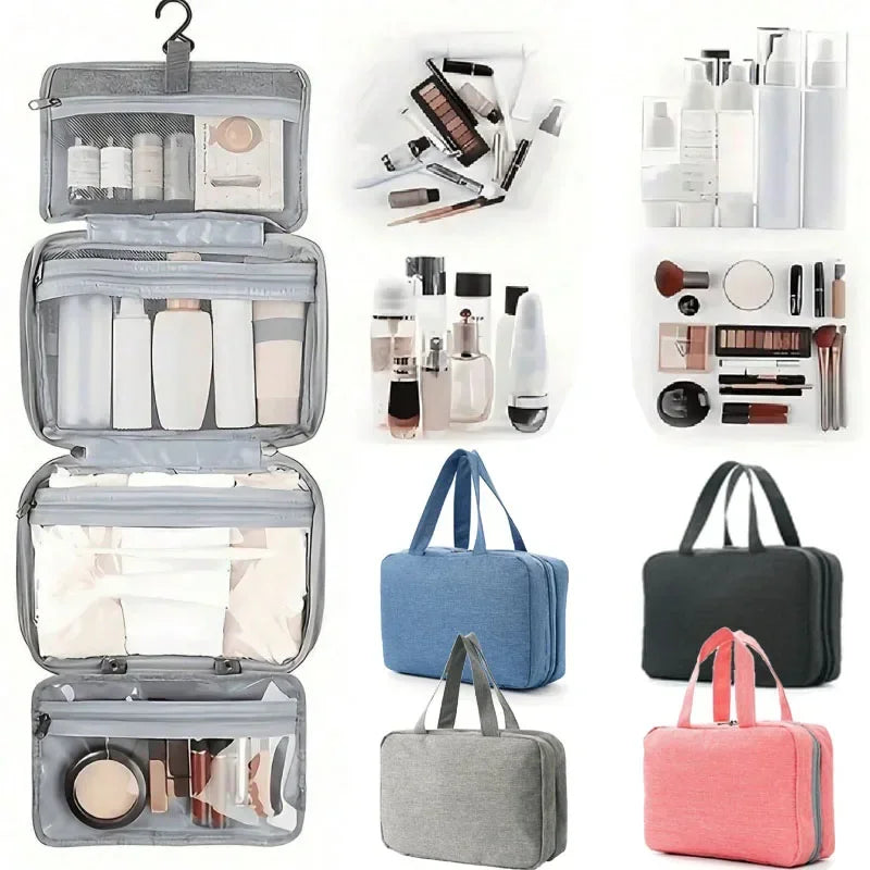 Women's travel toiletries for men-Portable hanging storage bag cosmetic bag suitable for cosmetic travel accessories essentials