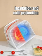 3D Cartoon Insulated Lunch Bag Thermal Food Container Bag for Students Portable Handheld Lunch Box Tote with Easy-Carry Handle