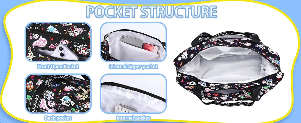 Tokidoki Unicorn Duffle Bag 40L Capacity