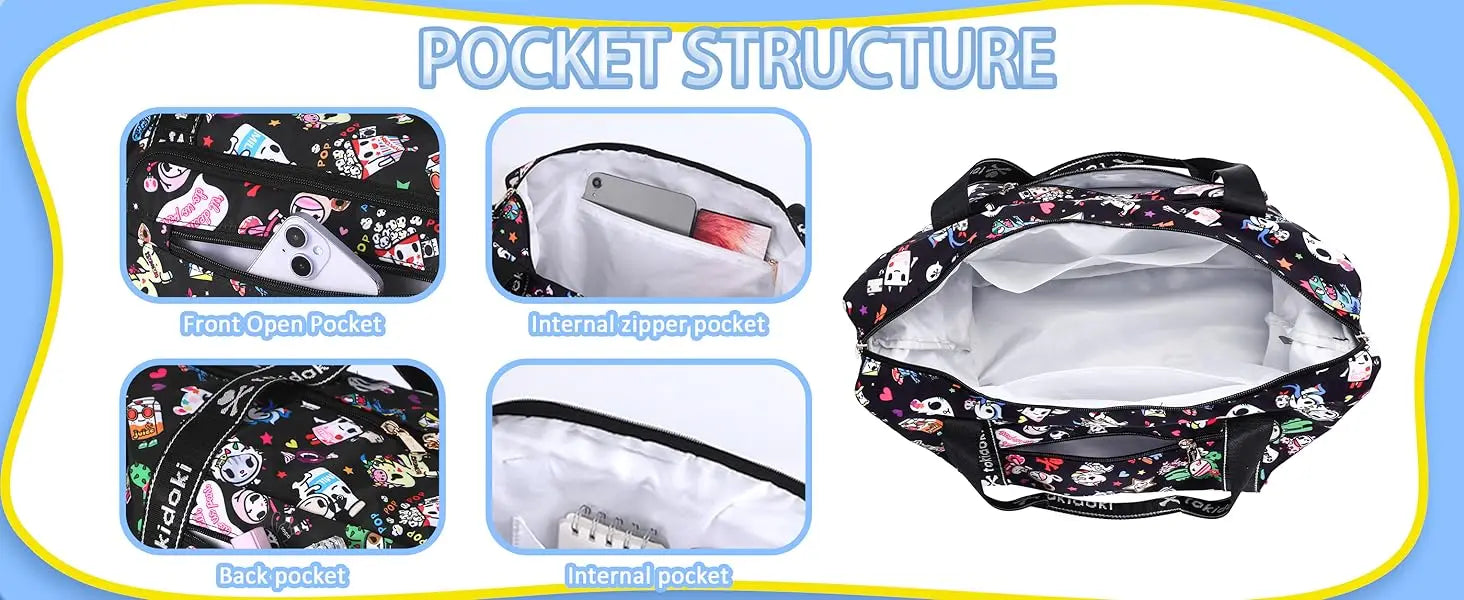 Tokidoki Unicorn Duffle Bag 40L Capacity