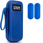 Insulin Cooler Travel Case with Thermometer Display Waterproof Medicine Organizer Bag Insulin Cooling Bag for Diabetics