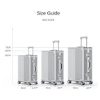 All-magnesium-aluminum alloy Travel Suitcase Rolling Luggage 20-inch Business Boarding Trolley Case With wheels Carry-on Luggage