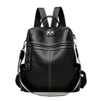 2023 Vintage Women Backpack Large Capacity School Bags Teenagers Girls School Backpack High Quality Genuine Leather Shoulder Bag