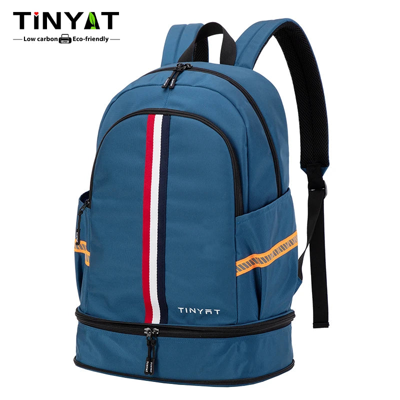 Tinyat Durable Casual Foldable Commute Schoolbags Fit 15.6 Inch Laptops With Multiple Pockets, Large Capacity Waterproof Outdoor