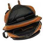 Newsbirds men's leather backpack retro luxury fashion style bagpack travel bag backpack school bag for man leather daypack men