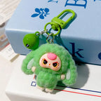Anime Flocked Dora DIY Decorative Pendant KeyChain Backpack Decor Cute Cartoon Schoolbag Pendant Boys And Girls Gifts