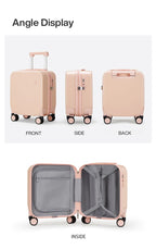 Mixi Puristic Design Travel Luggage Rolling Wheel Hardside Women Suitcase Men Trolley Case 16 20 Carry On/Big 22 24 26 28 Inch