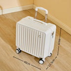 Small fresh 18 "airline cute trolley box passcode box travel luggage-free suitcase for men and women