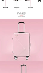 Irregular Z 20/24/28 Inch Carry-on Luggage Suitcase Abs Spinning Wheels with Combination Lock Lightweight Luggage