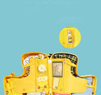 New children's riding suitcase on wheels kids cartoon trolley case travel suitcases can sit and ride horse rolling luggage gifts