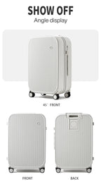 Mixi New Design Suitcase Carry On Luggage with Cup Phone Holder Hard Shell Rolling Luggage PC Spinner Wheels Trolley Case