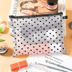 Transparent Makeup Bag (heart print)