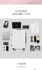 Irregular Z 20/24/28 Inch Carry-on Luggage Suitcase Abs Spinning Wheels with Combination Lock Lightweight Luggage
