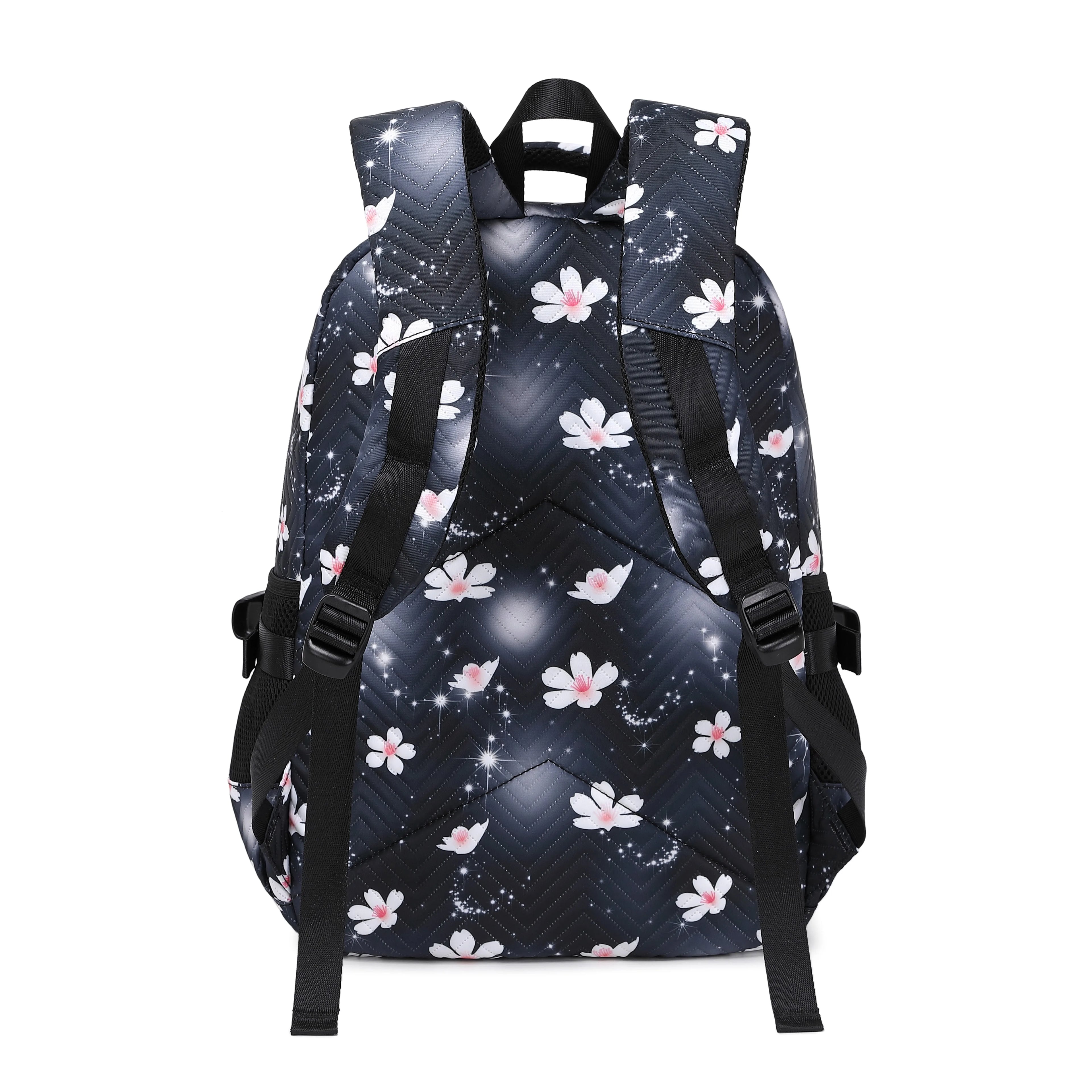 Stitch Large Capacity Backpack Daypack Lightweight Schoolbag Casual Travel Knapsack for Women Girls Pen Lunch Bags