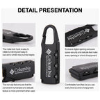 Alloy Combination Code Number Lock Padlock Luggage Lock for Zipper Bag Backpack Handbag Drawer Cabinet Luggage Lock Tools