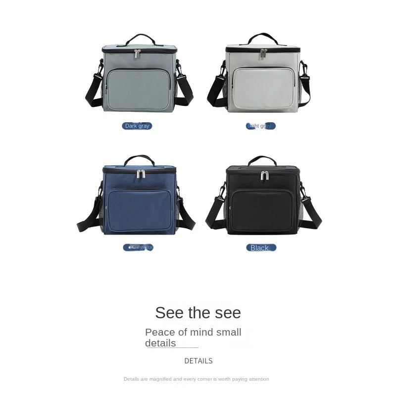 Insulated Lunch Bag Large Lunch Bags For Women Men Reusable Lunch Bag With Adjustable Shoulder Strap Insulated Lunch Bag Large L
