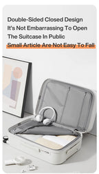 Mixi New Design Suitcase Carry On Luggage with Cup Phone Holder Hard Shell Rolling Luggage PC Spinner Wheels Trolley Case