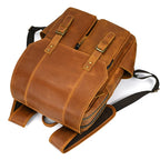 Newsbirds men's leather backpack retro luxury fashion style bagpack travel bag backpack school bag for man leather daypack men