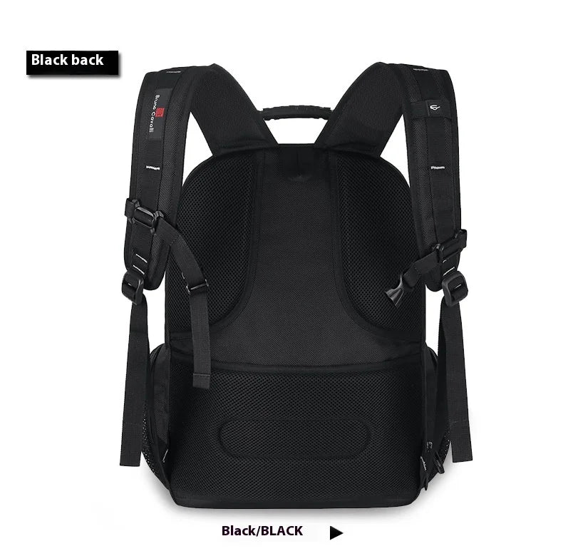 BrunoCavalli Men's Laptop Backpacks For 17 Inch Fashion Women Travel Bag Waterproof School Backpack Large Capacity Men Bagpack