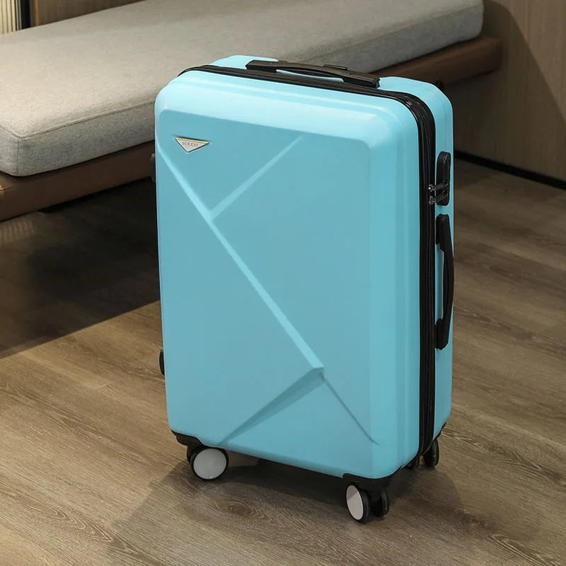 Irregular Z 20/24/28 Inch Carry-on Luggage Suitcase Abs Spinning Wheels with Combination Lock Lightweight Luggage