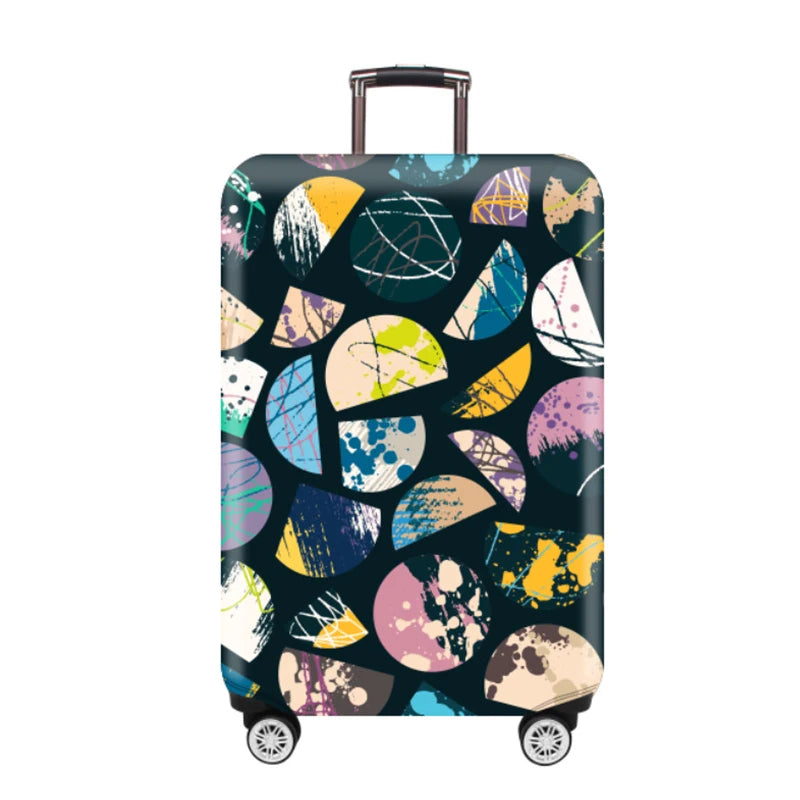 Thick Elastic Cartoon Luggage Protective Cover Zipper Suit For 18-32 inch Bag Suitcase Covers Trolley Cover Travel Accessories