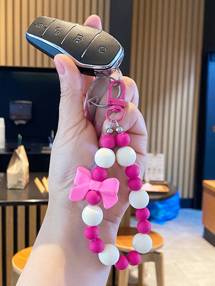 Pearl Bow Keychain (only Pink left)